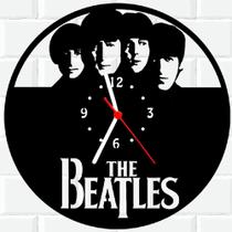 Relógio De Madeira MDF Parede The Beatles Rock 10