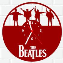 Relógio De Madeira MDF Parede The Beatles Rock 2 V