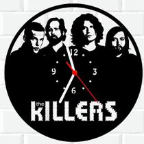 Relógio De Madeira MDF Parede The Killers Rock 2