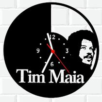 Relógio De Madeira MDF Parede Tim Maia