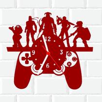 Relógio De Madeira MDF Parede Video Game Jogo 1 V