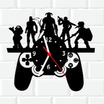 Relógio De Madeira MDF Parede Video Game Jogo 2