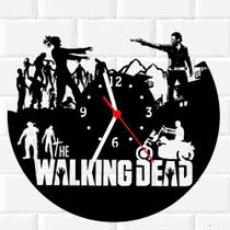 Relógio De Madeira MDF Parede Walking Dead Serie Zumbi