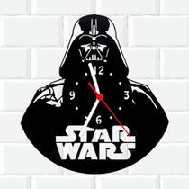 Relógio De Madeira MDF Star Wars Darth Vader 1