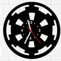 Relógio De Madeira MDF Star Wars Império Galático