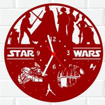 Relógio De Madeira MDF Star Wars Jedi V