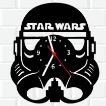 Relógio De Madeira MDF Star Wars Stormtrooper