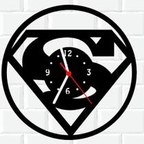 Relógio De Madeira MDF Super Homem Super Man Dc 2