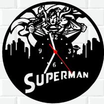 Relógio De Madeira MDF Super Homem Super Man Dc 3