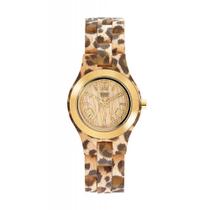 Relógio De Madeira Wewood Criss Leo Beige Gold Wwcr07 Oferta