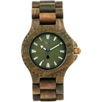 Relógio de madeira Wewood - Date Army - WWD04