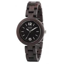 Relógio de madeira Wewood Iris Black WWI02 Oferta