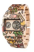 Relógio de madeira Wewood Jupiter Dogboat - WWJ08