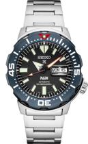 Relógio de mergulho automático SEIKO SRPE27 para homens Edição especial Prospex PADI Ponteiros LumiBrite, moldura de tempo decorrido resistente à água 200 m