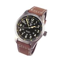 Relógio De Mergulho Masculino 39mm Pilot Aviator Miyota8215 Automático 20BAR À Prova D'Água Cristal