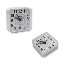 Relógio de Mesa Branco Clássico Retrô 08cm x 7,5cm - Wincy