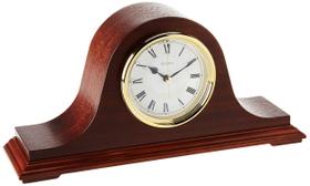 Relógio de Mesa Bulova B1929 Acabamento Mogno a Bateria