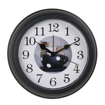 Relógio de mesa de plástico de 6 polegadas com despertador de quartzo Relógio de mesa de plástico de 6 polegadas com despertador de quartzo