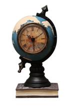 Relógio de mesa Decorativo Retro Globo Terrestre