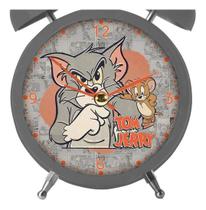 Relógio De Mesa Despertado Tom E Jerry 28432 Btc Decor