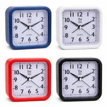 Relógio De Mesa Despertador Analógico Alarme Pilha - Relógio De Mesa Despertador Analógico Alarme Pilha -