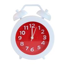 Relógio de mesa despertador de plástico colors 10cm Relógio de mesa despertador de plástico colors 10cm