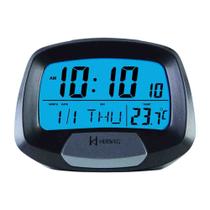 Relógio de Mesa Despertador Digital Herweg Cinza 297771 Relógio de Mesa Despertador Digital Herweg Cinza 297771