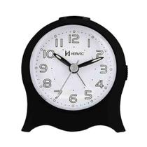 Relógio de Mesa Despertador Herweg Fantasminha Preto 257234