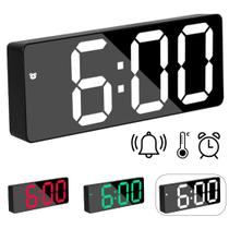 Relógio De Mesa Digital C/ Despertador Alarme TemperaturaQ-2151BRANCO35 Relógio De Mesa Digital C/ Despertador Alarme TemperaturaQ-2151BRANCO35