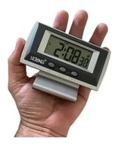 Relógio De Mesa Digital Calendário Cronômetro E Despertador