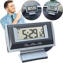 Relógio De Mesa Digital Despertador + Temperatura Led Alarme - PDIMPORT