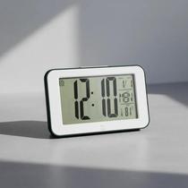 Relógio De Mesa Digital Temperatura Calendário Alarme Soneca