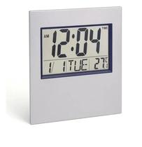 Relógio de mesa e parede digital quadrado data temperatura