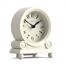 Relógio de Mesa JONES CLOCKS 17x14x7 cm Creme Claro