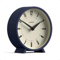 Relógio de Mesa JONES CLOCKS Venus Azul Retrô 14x14x5cm