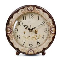 Relógio de mesa JUSTUP Vintage Retro Non-Ticking European Style Relógio de mesa JUSTUP Vintage Retro Non-Ticking European Style