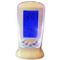 Relógio De Mesa LED Digital C/ Alarme Termômetro Calendário - Online