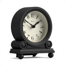 Relógio de Mesa Preto JONES CLOCKS 17x14x7 cm