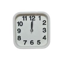 Relógio de Mesa Quadrado Despertador Alarme Analógico Minimalista Decorativo Cabeceira Cama mesa de cabeceira Carro A pilha