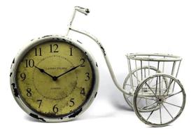 Relógio De Mesa Retrô Bicicleta Vidro Metal Mesa Decorativo - Vacheron