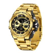 Relógio de Moda Masculino SANDA - À Prova D'água, Aço