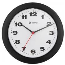 Relógio de Parede 21cm Plástico cor Preto Ref. 6103-34 Herweg