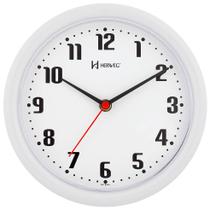 Relógio de Parede 22 cm Branco Original Herweg