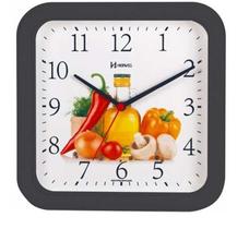 Relógio De Parede 23 Cm Cozinha Decorativo Frutas Herweg Ref - 660001 - Preto ( 1 Ano de Garantia )