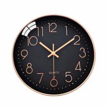 Relógio de parede 30 cm Quartz Preto Relógio de parede 30 cm Quartz Preto