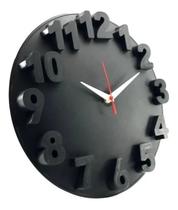 Relógio De Parede 3D Redondo Silencioso Decorativo Para Casa Sala Cozinha Área De Lazer - PH