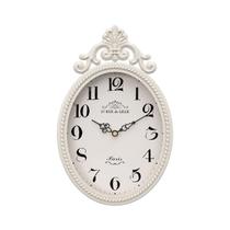 Relógio de parede Abdurey Small French Retro Ivory White Vintage Relógio de parede Abdurey Small French Retro Ivory White Vintage