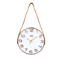 Relógio De Parede Adnet Com Alça Decorativo rose gold