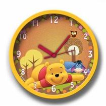 Relógio De Parede Amarelo Ursinho Pooh Gedex