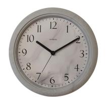Relógio De Parede Ambiente Ref: 119080-165 Cinza Marmorizado Relógio De Parede Ambiente Ref: 119080-165 Cinza Marmorizado